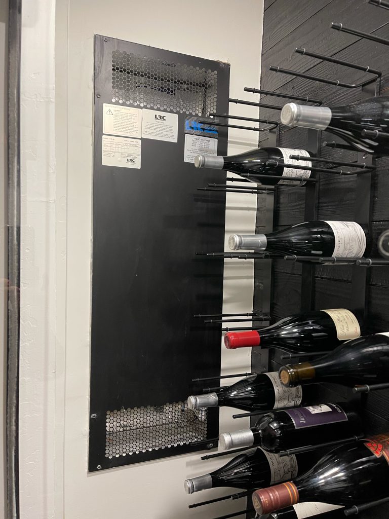 wine chiller equipment installation